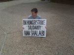One Student with Sign In Hunger&nbsp;Strike