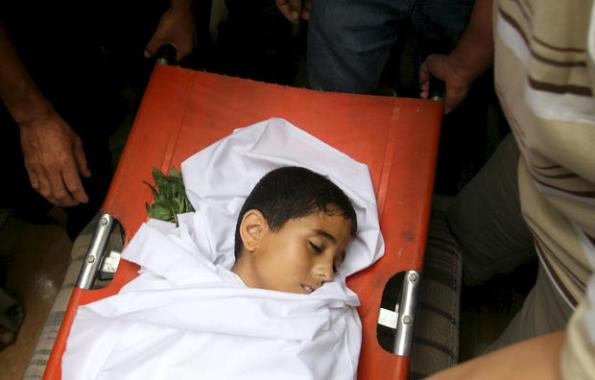 Ahmad Abu Daqqa was shot in the stomach by an Israeli soldier while playing football outside his family’s home in the southeast Gaza Strip on 8 November.