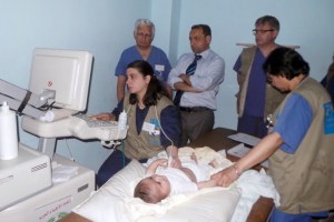 A 12-team-members humanitarian Mission arrives to Gaza. May 02, 2014. A team of volunteers doctors and nurses will take a busy 7 days surgical saga in The European Gaza Hospital in the refugee camp of Khan Younis in the Southern Gaza Strip's border. (Photo credit/Palestinian Children Relief's fund