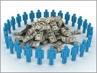 Crowdfunding is the practice of funding a project or venture by raising monetary contributions from a large number of people, typically via the internet. (photo/www.blackenterprise.com)