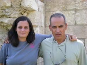 Sami al Jundi (left) collaborated with writer and friend Jen Marlowe (right) on his autobiography, together crafting what one Israeli writer called "the most authentic account of the Palestinian refugees' painful ordeal that I have ever read." Credit: Nation Books.