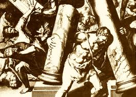 Samsom destroys the temple