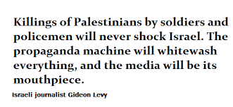The killing of Palestinians by soldiers and policemen will never shock Israel