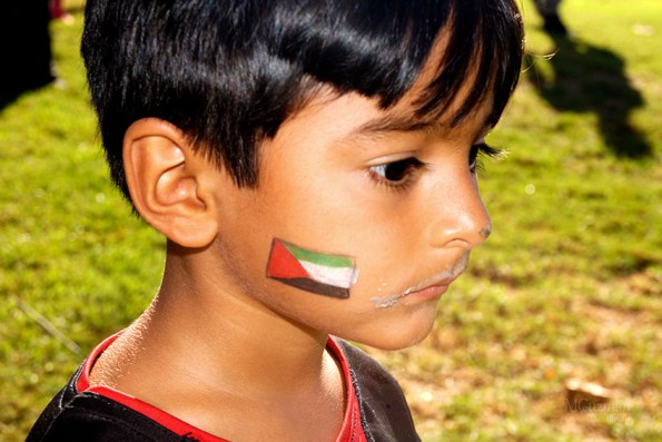 Amir Hammad-Guzman-Torres,3-year-old Palestinian, at the Gaza5k Orange County/LA Race, at Mile Square Park on October 24, 2015, donation drive for Mental Health Programs in Gaza, Palestine, sponsored by UNRAWA USA, with the participation of the Community of Palestinian supporters at Fountain Valley, Calif photo/Marivel Guzman