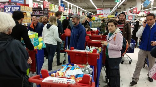 Operation boycott in French supermarket. Photo/Sahra Laurent